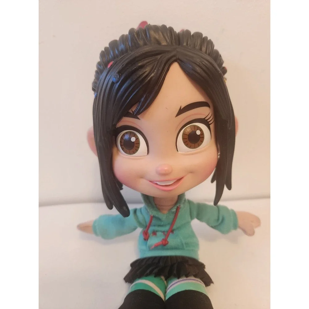 Rare Disney Wreck It Ralph Plush Buddies Doll Vanellope Von Schweetz Thinkway 12